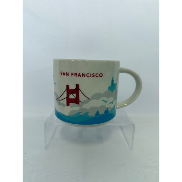 You Are Here San Francisco Starbucks Mug Golden Gate Bridge - Picture 1 of 4